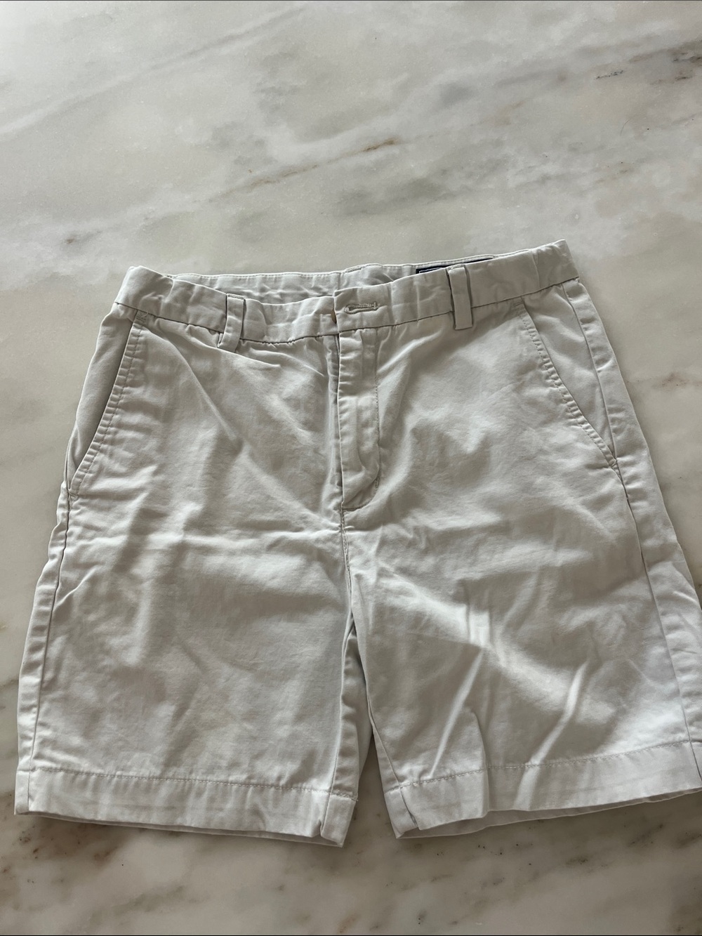 Vineyard Vines Boys tan Flat Front Chino Shorts